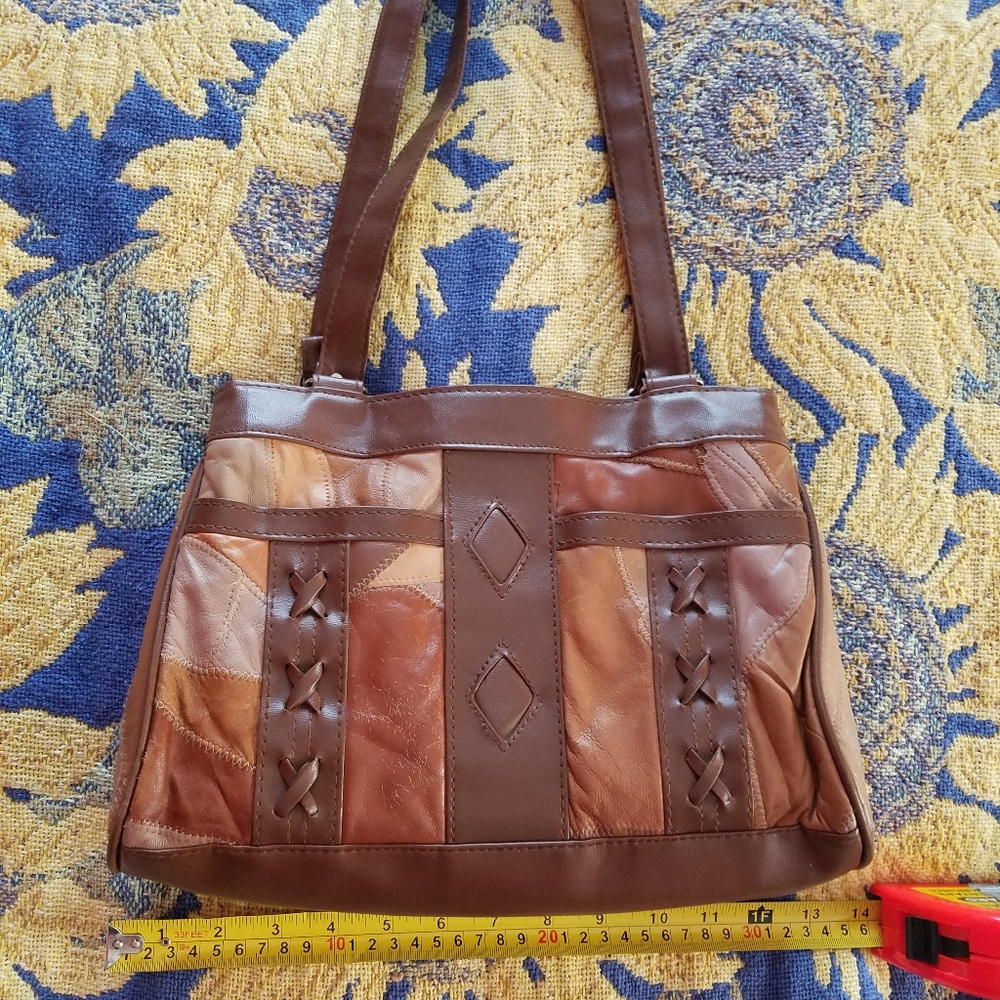 Patchwork Leather Purse - image 2